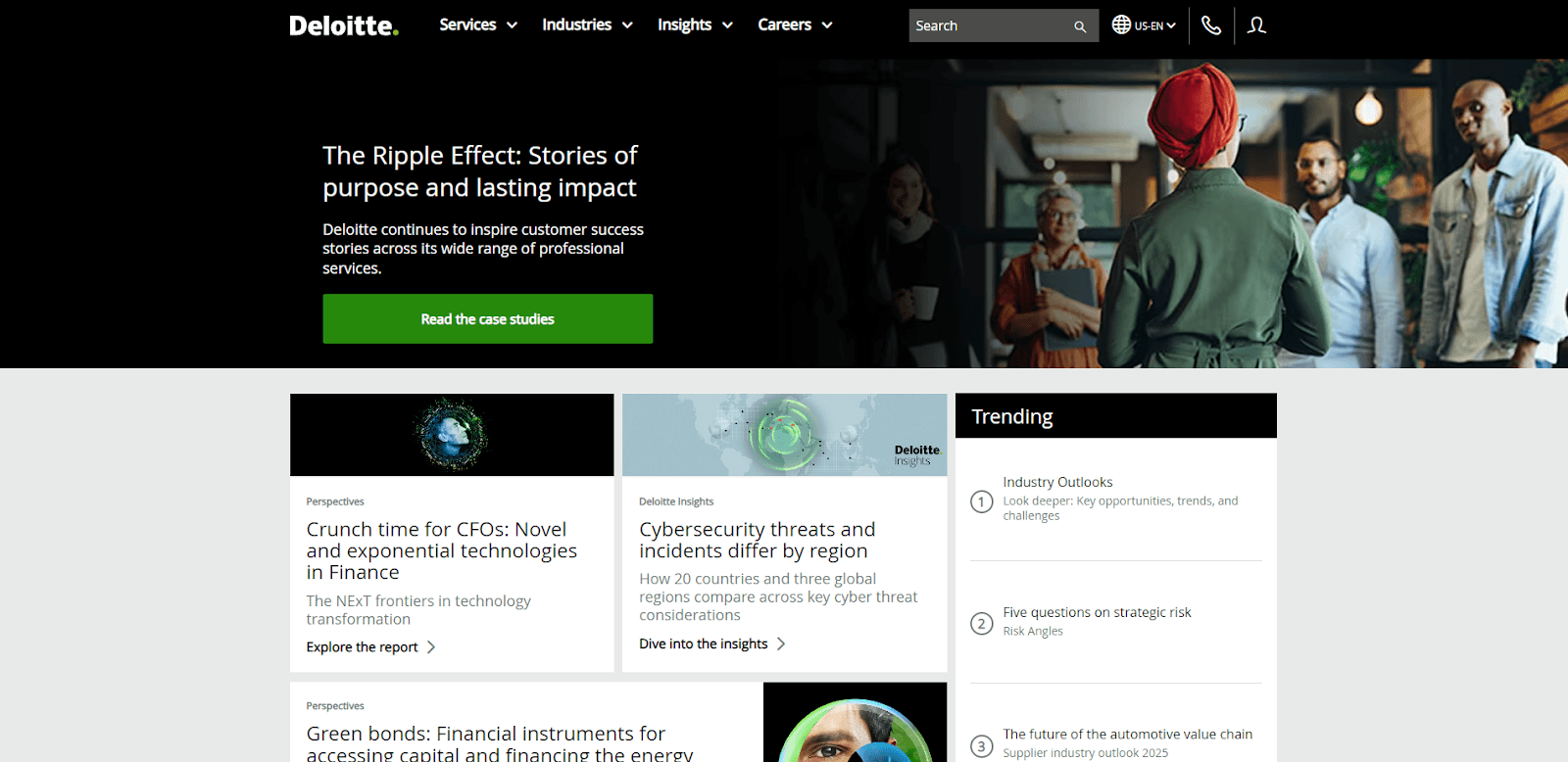 Deloitte - tax and audit service provider