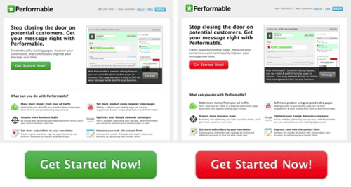CTA Comparison - Performable