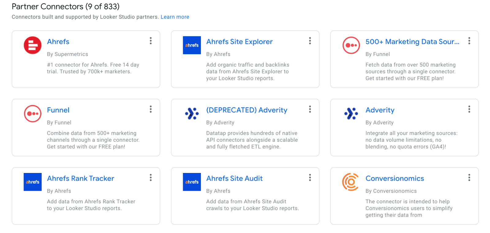 Google Partner Connector