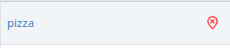 Keyword entry with an ignore local pack icon, indicating that local pack results are excluded from ranking calculations for this keyword.