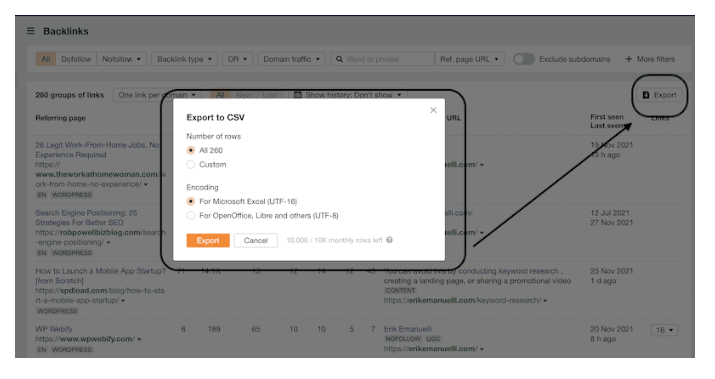 competitor link analysis