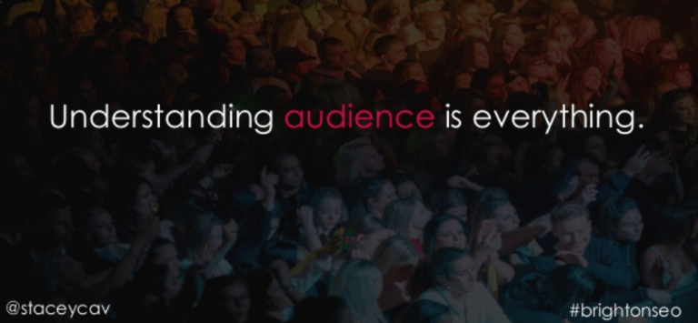 Stacey MacNaught BrightonSEO quote